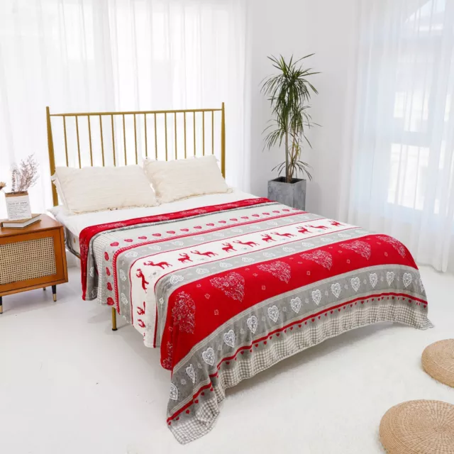 plaid art. morby coperta in morbidissimo pile caldo e soffice in coral per letto