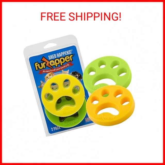 FurZapper Pet Hair Remover for Laundry, 2 Count - Reusable Dog & Cat Hair Remove