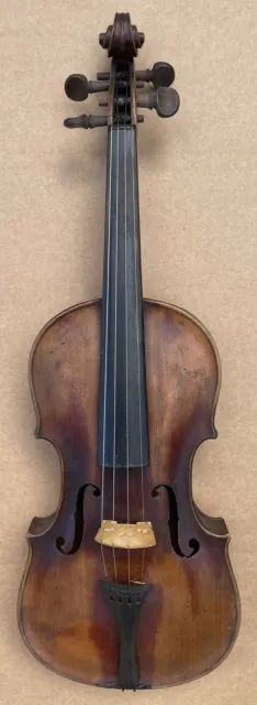 Vieux violon non marqué sans étiquette - dédouanement de la maison - frais sur le marché