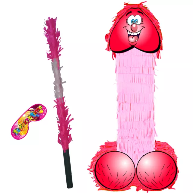 Red stag Piñata Bachelor theme Party supplies cock penis Hen Do adult sten hag