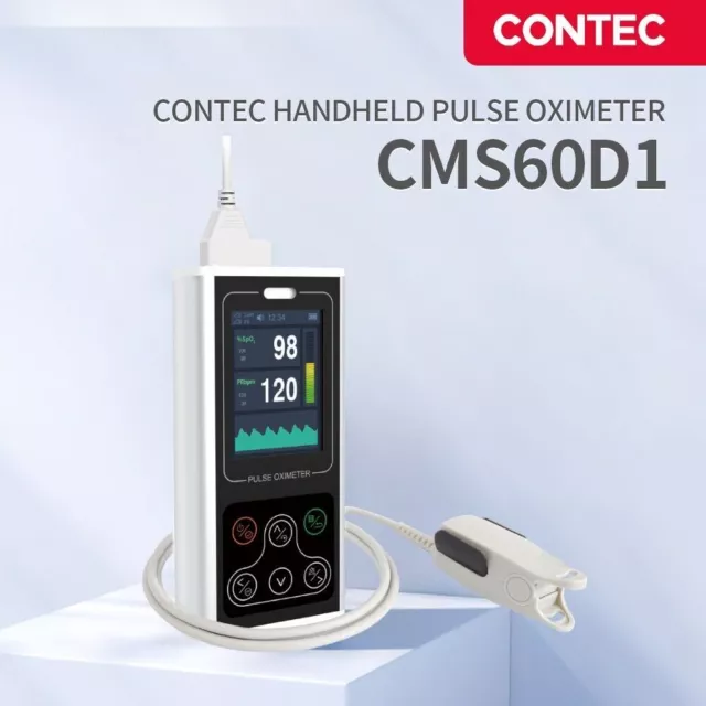 Pulsossimetro portatile Sonda SpO2 Cardiofrequenzimetro per ossigeno nel...