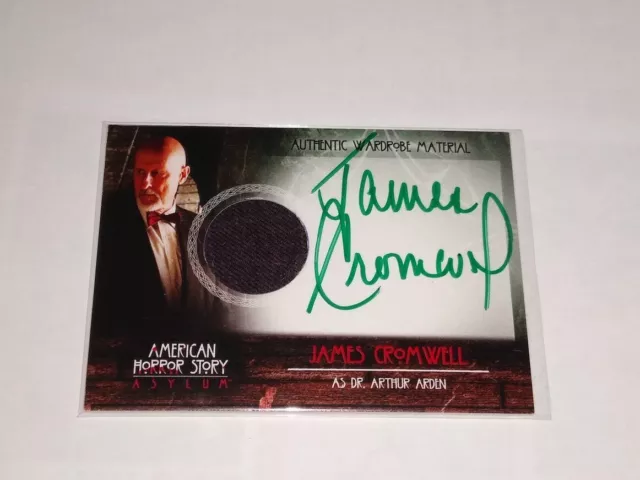 American Horror Story Asylum James Cromwell AJC costume autograph card Breygent