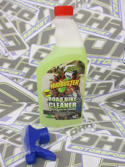 Mudbuster Road Bike Cleaner Motorcycle / Race / Track Cleaner Clean - 1 Litre