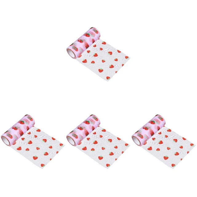 4 rouleaux de coiffure robe de ruban de gazé