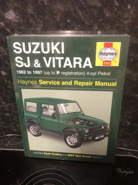Suzuki Sj410 Sj413 Santana Samurai & 1.6 Vitara '82-97 Repair Manual *New H/B*