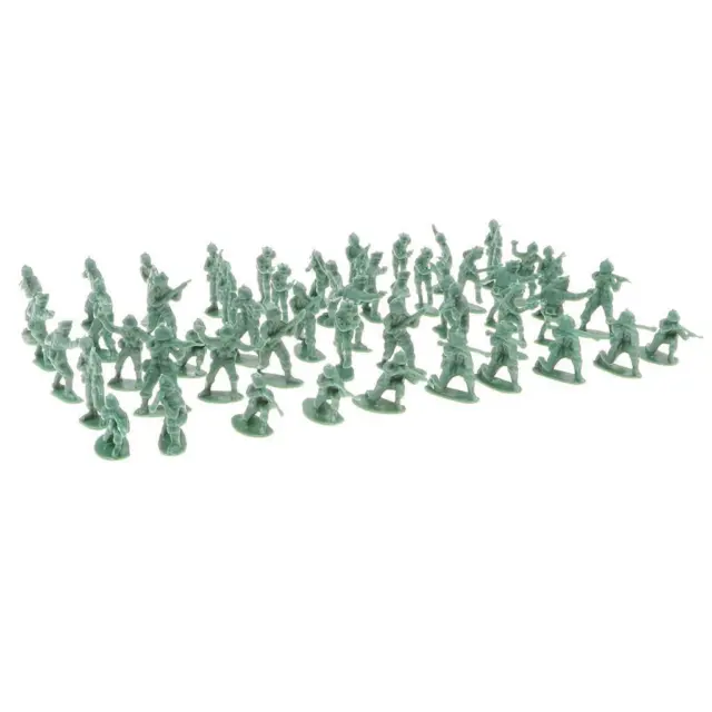 100 Stücke 4 cm Miniatur Männer Soldaten Action Figur Sandkasten Szene für