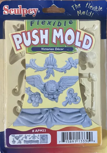 Sculpey Flexible Push Mold Victorian Decor #APM33 Brand New