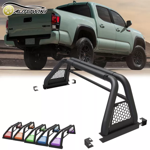 Adjustable Sport Bar Truck Bed Chase Rack Roll Bar For 2001-2024 Toyota Tacoma S