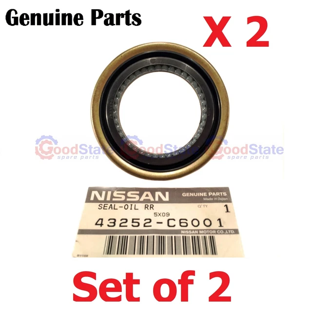 GENUINE NISSAN PATROL GQ Y60 GU Y61 Rear Inner Axle Oil Seal Set of 2