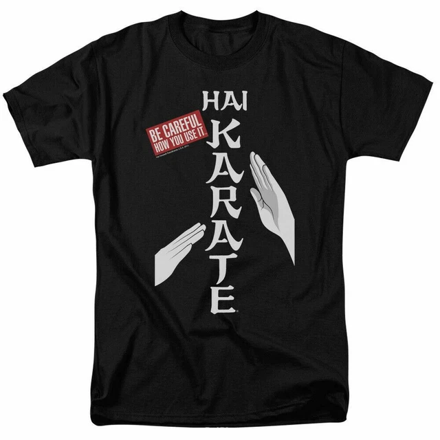 Hai Karate Be Careful T Shirt Mens Licensed Mens After Shave Cologne Black