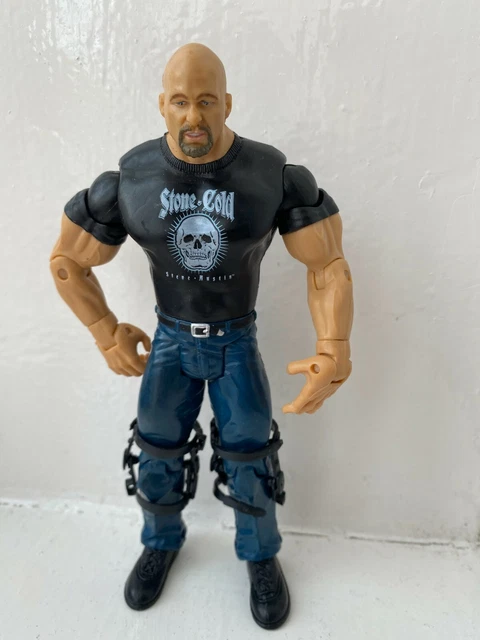 Stone Cold Roid Rage WWE STONE COLD Steve Austin Jakks Wrestling Action Figure Anello Rage ...