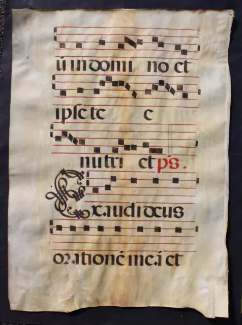 Mächtige Mittelalterliche Lateinische Pergament-Handschrift,Antiphonar,Um 1520..