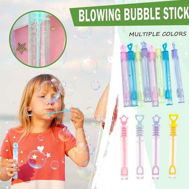 Tubos de burbujas estrella de neón para niños botín favor recompensa relleno bolsa de fiesta T8F9