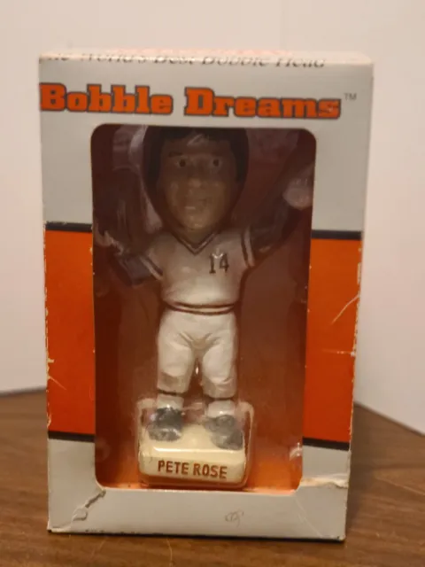 Pete Rose Bobblehead Cincinnati Reds in box Bobble Dreams Hit King. 