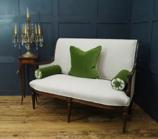 A Late 18th / Early 19th Century French Directoire Two Seater Settee