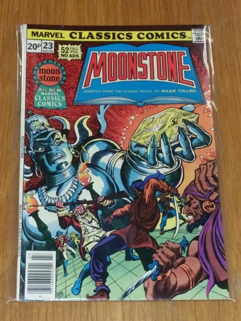 Marvel Classics Comics #23 Moonstone November 1977 Nice Condition