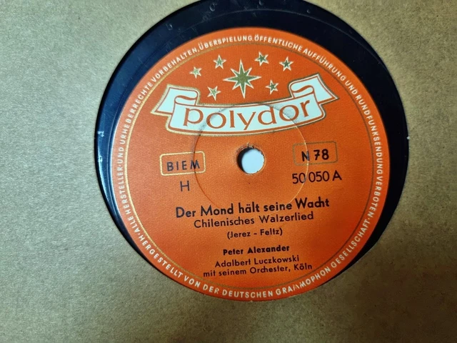 Peter Alexander Der Mond Hält Seine Wacht PETER ALEXANDER - Der Mond hält seine Wacht/ Das süsse Mädi Schellack