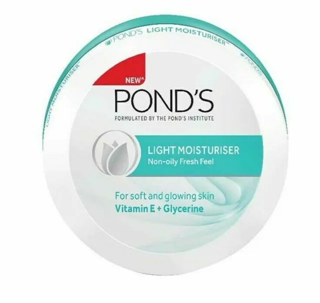 Ponds Light Moisturizer 150 ml pour une peau douce et éclatante Vitamine E