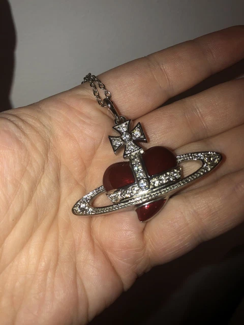 Vivienne westwood necklace shop red heart