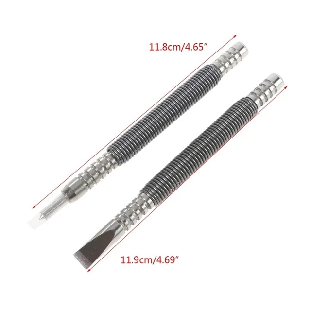 OctBird 3 Pezzi Leva per Pneumatici, 30 cm Leve Smontagomme Moto, Cacciagomme Super Resistente Spessore 6mm, Leve per Pneumatici in Acciaio per Moto Bicicletta Auto Scooter (Argento