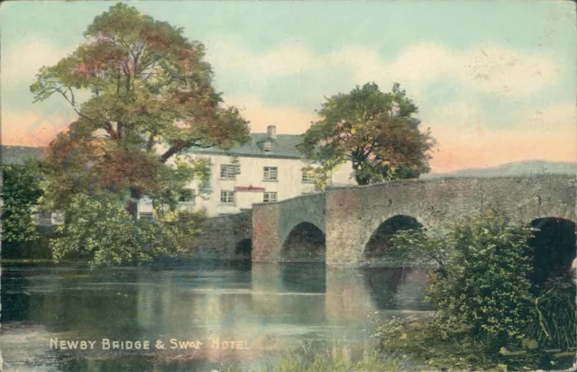 Newby bridge & swan hotel c1919 Art publishing co