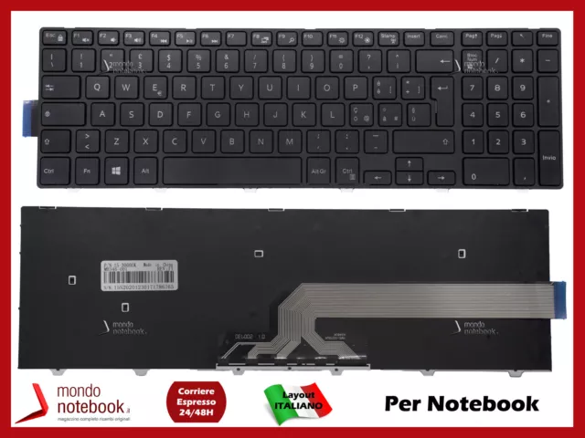 Tastiera Italiana Notebook DELL Vostro 3546 3549 3558 3559 3565 3568 3578