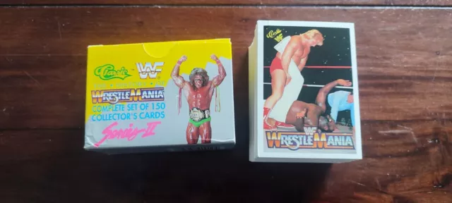 WWE WWF The History Of Wrestle Mania Trading Card's Series 2 Komplett 1990 150st