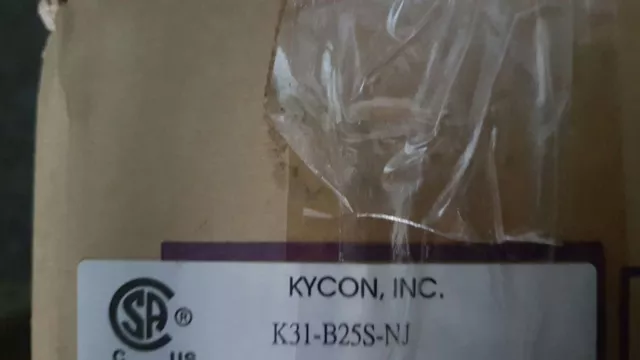 LOT OF 10 PCS. K31X-B25S-NJ D-Sub Standard Connectors R/A, PCB TERMINATION 25C,R