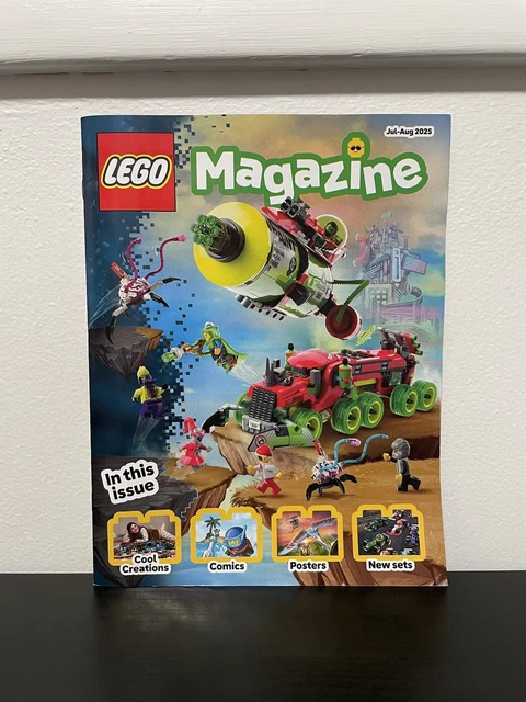 LEGO MAGAZINE JUL-AUG 2025 NEW w/ Free LegoLand Kids Ticket July