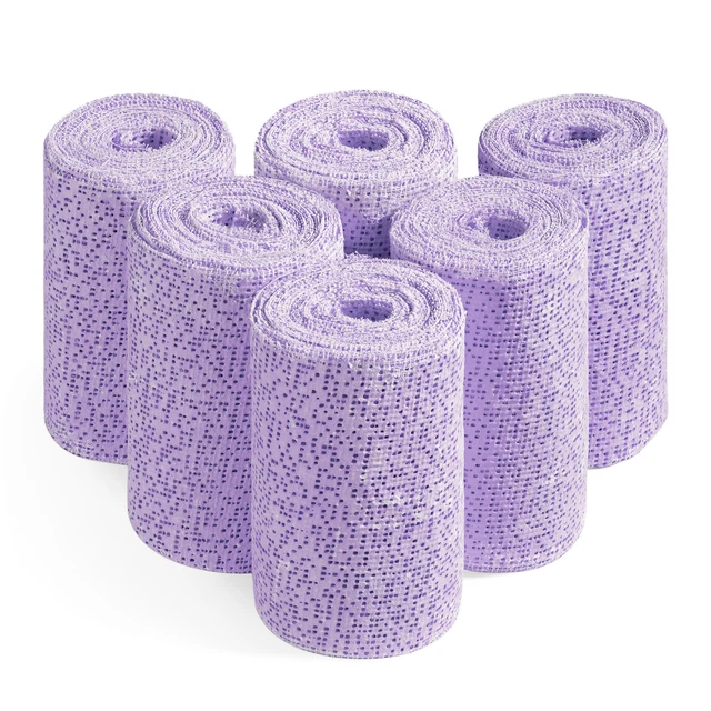 6x Venda de yeso para modelado vendaje para hacer moldes vendas de 10 x 300 CM