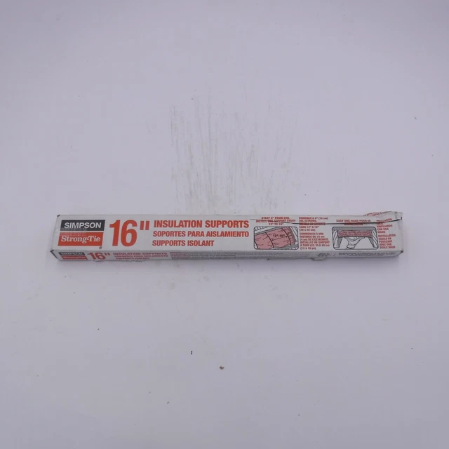 100 Pack Simpson Strong-Tie 16" Insulation Support IS16-R100