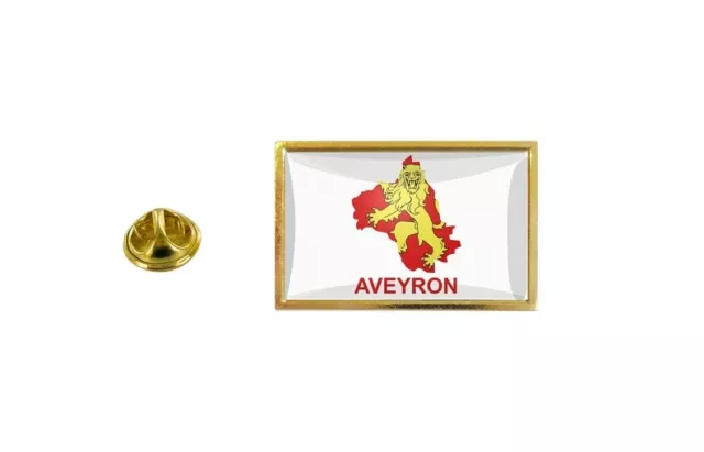 pins pin badge pin's drapeau pays carte departement aveyron