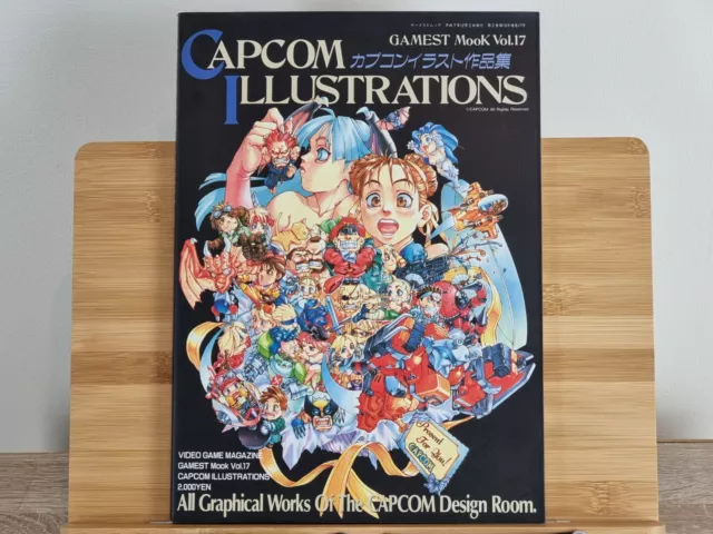 CAPCOM ILLUSTRATIONS Gamest Mook Vol. 17 Illustration Art Book Arcade 1995