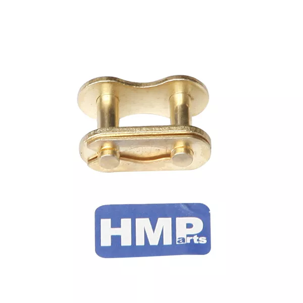Blocco Catena 428 Oro Dirt Bike Pit Bike Atv HMParts Spedizione Rapida