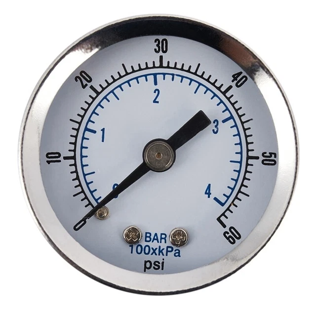 Z INCH NPT Pressure Gauge Air Compressor Hydraulic Vacuum Gauge