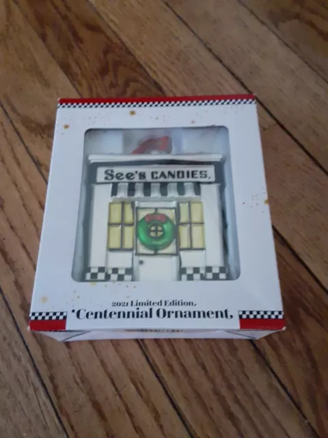 NiB See’s Candies Centennial Ornament Limited Edition 2021