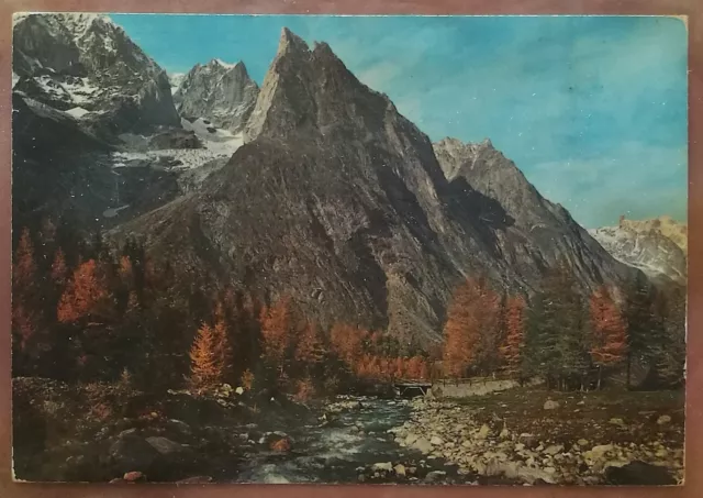 COURMAYEUR - VAL VENY (Valle d'Aosta) GRUPPO DEL M. MONTE BIANCO M. 4810 - 1974