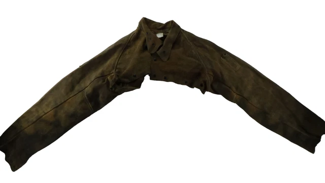 Leather Welding Half Jacket XL Welding Cape Sleeves