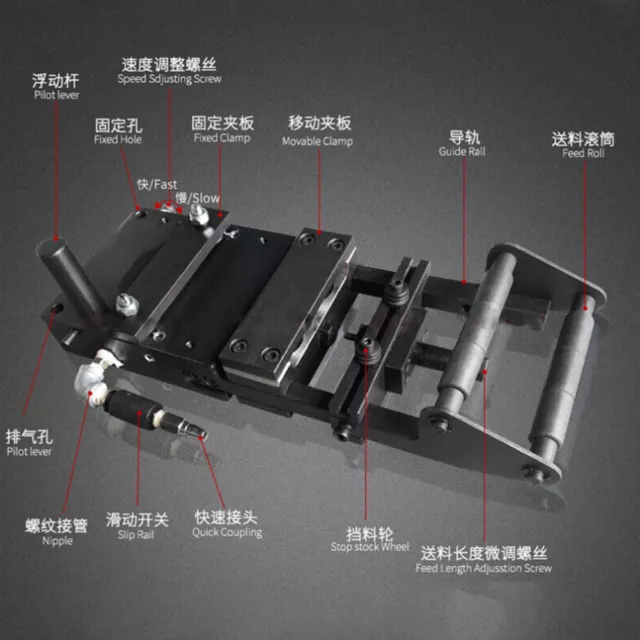 AF-2C Industrial Pneumatic Feeding Machine Automatic Air Feeder Machine NEW