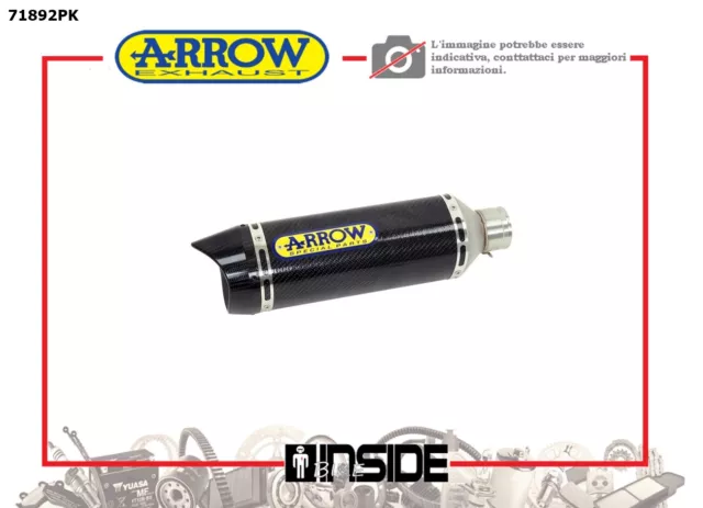 Arrow 71892Pk Terminale Thunder Titanio Con Fondello Carby Honda Cb 650 R 2019