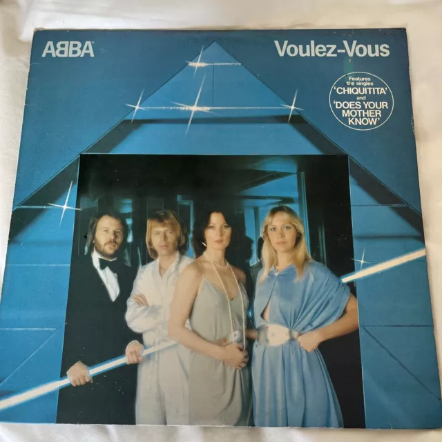 Abba - Voulez - Vous LP & Original Inner 1979.  Epic Records - A4 / B6.