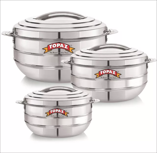 Stainless Steel Hot Cold Food Insulated Casserole Double Wall Hot Pot Hotpots