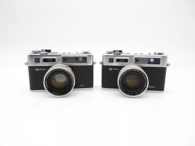 2x Yashica Electro 35 GS + GSN Kleinbildkamera Color-Yashinon DX 1.7/45mm