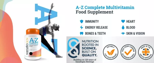 AZ Complete Multi Vitamins and Minerals for Men Women Immunity Booster 2