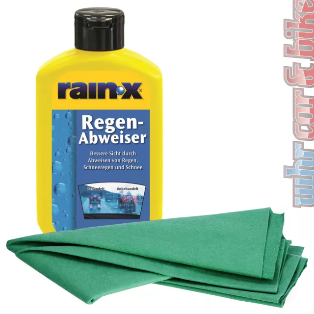 Rain-X Original Regenabweiser 200ml Wasserabweiser inkl. Sonax Scheibentuch