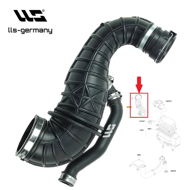 Tubo di ingresso LUTH Premium Profi Parts compatibile con Miele 3182800 per lavatrice e asciugatrice