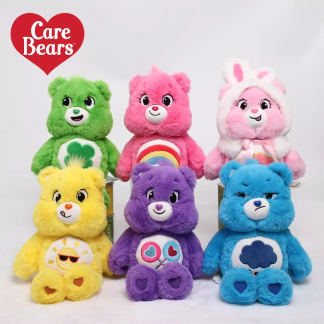 CARE BEARS CHEER Bear Collectable Cute Plush Soft Toys Kids Pink care-bears-cheer-bear-collectable-cute-plush-soft-toys-kids-pink