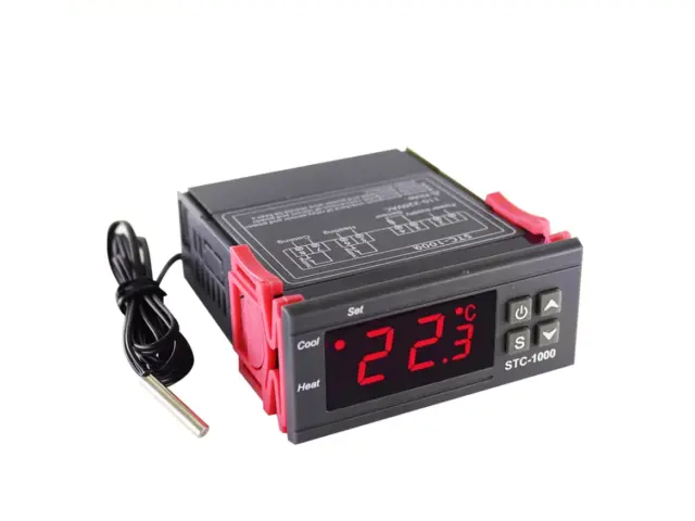STC-1000 AC110-220V Digital Display Temperature Controller Thermostat NTC Sensor