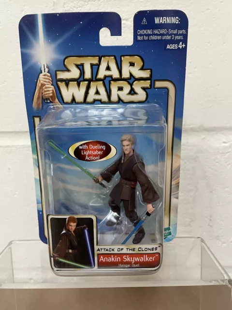 Star Wars Attack Of The Clones Yoda Anakin Skywalker Hangar Duel Collection 1