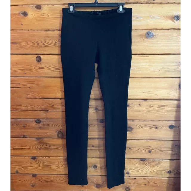 Haider Ackermann Black Wool Skinny Long Leggings Pants Size 40